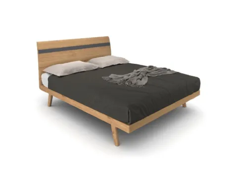 Letto Berlino in legno di rovere di Le Fablier