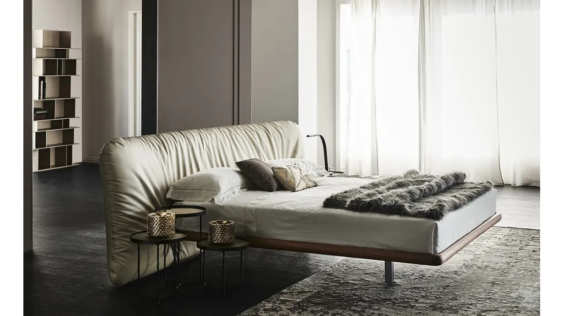 Letto in ecopelle Marlon di Cattelan Italia