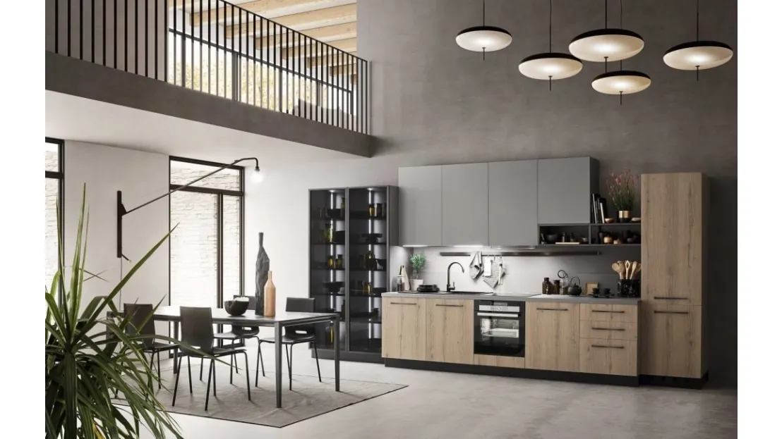 Cucina Moderna lineare Sky 06 di Ar-Tre