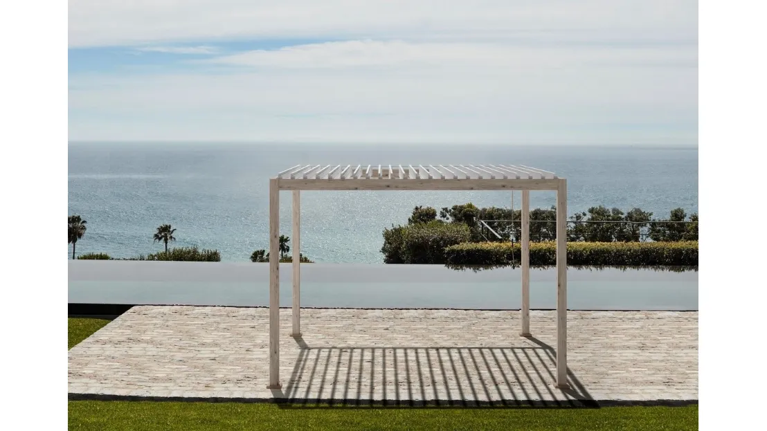 Pergola Ocean Rustic Bianco di Bizzotto